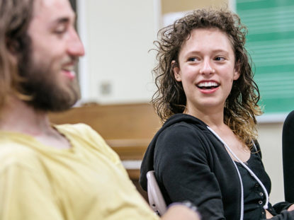 students smiling