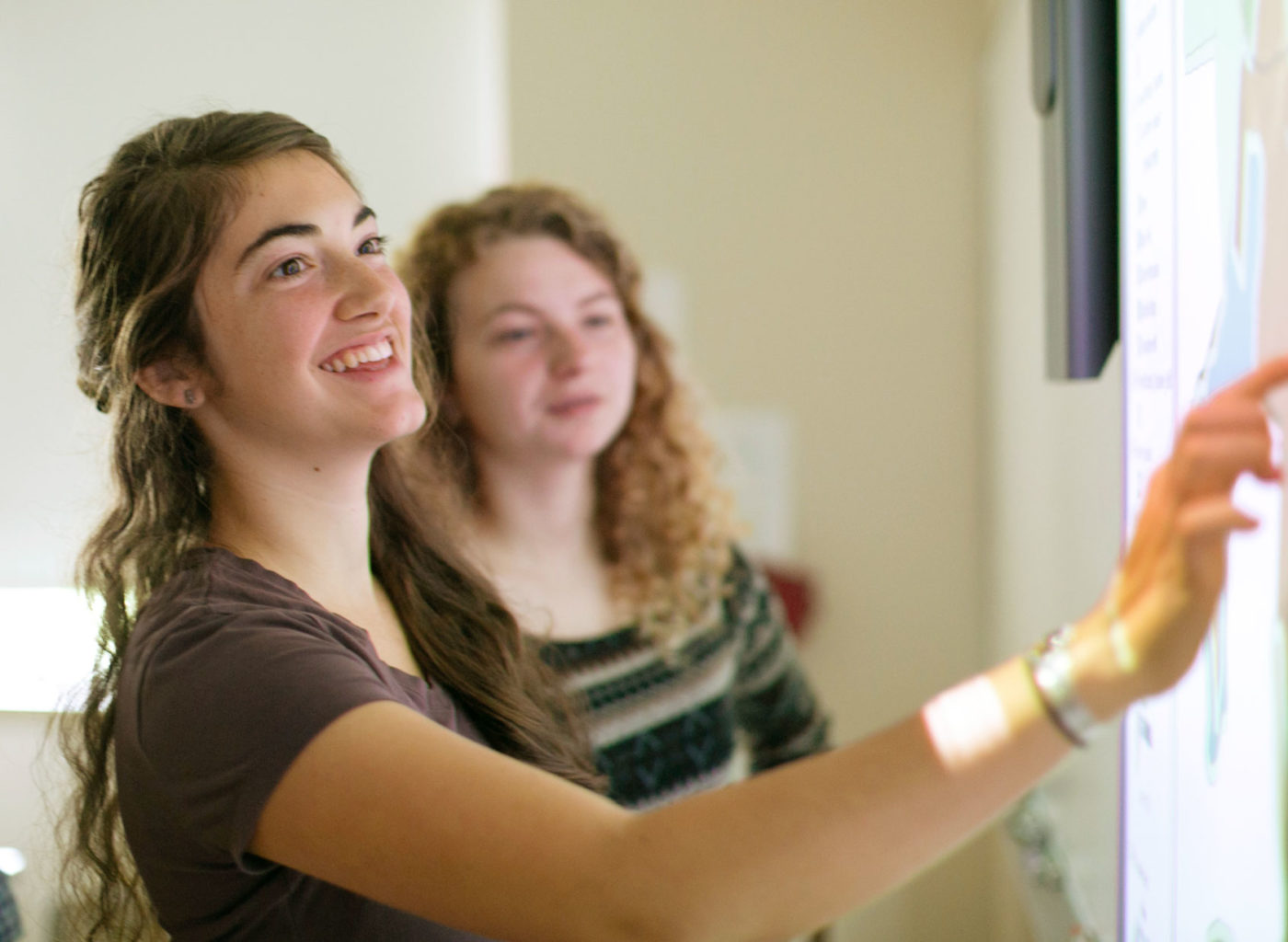 Students in GIS lab