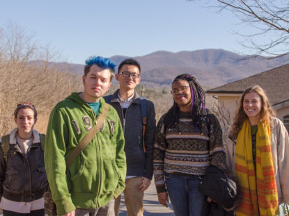 group of students from different races