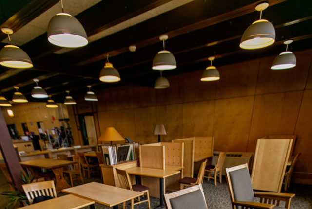 Student in the Library
