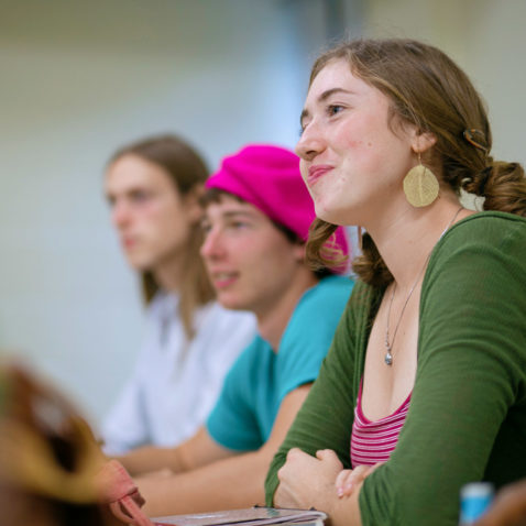 Students in class