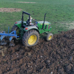 Tractor Plowing