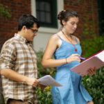 Students on Sunderland Lawn