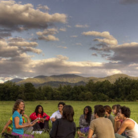 Mallory McDuff teaching outside