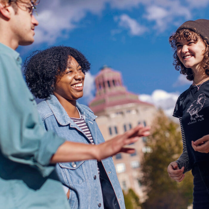 Students in Downtown Asheville