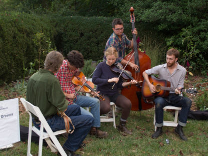 students playing music with Phil Jamison
