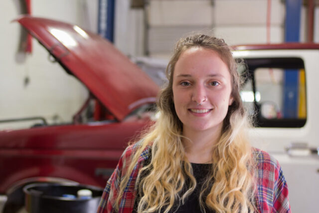 Warren Wilson College sophomore Charlotte Surface calls the need for everyone to have more automotive knowledge âa basic safety issue.â