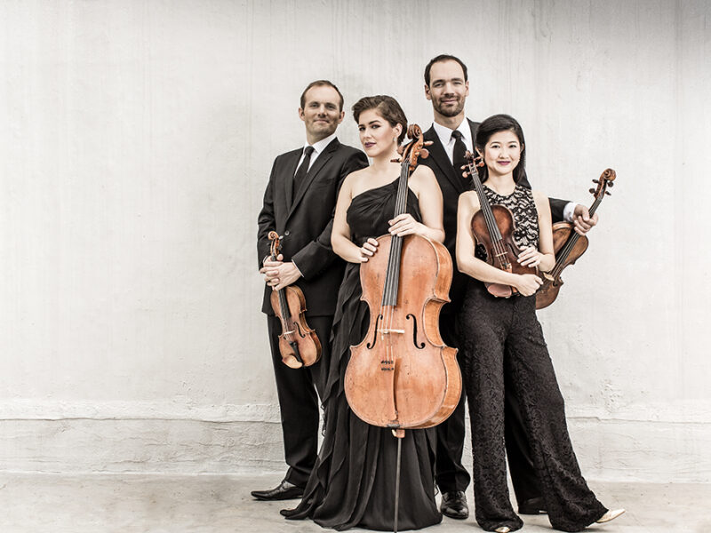 The Jasper String Quartet launches Warren Wilson College’s Swannanoa Chamber Music Festival with July 1-3 performances in Asheville, Waynesville and Greenville.