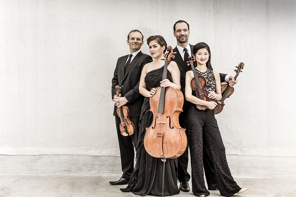 The Jasper String Quartet launches Warren Wilson College’s Swannanoa Chamber Music Festival with July 1-3 performances in Asheville, Waynesville and Greenville.