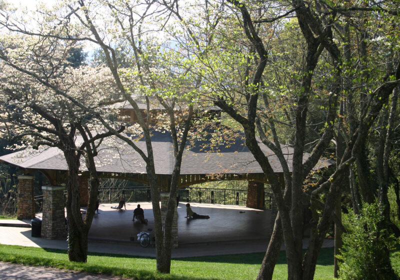 Yoga in the Pavilion