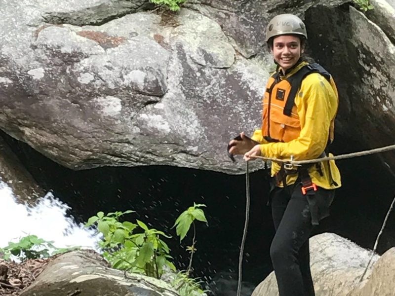 student rock climbing outdoor programs