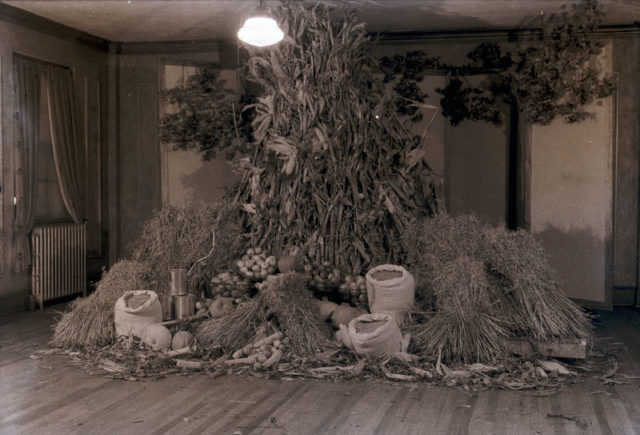 Chapel Harvest Display 1935
