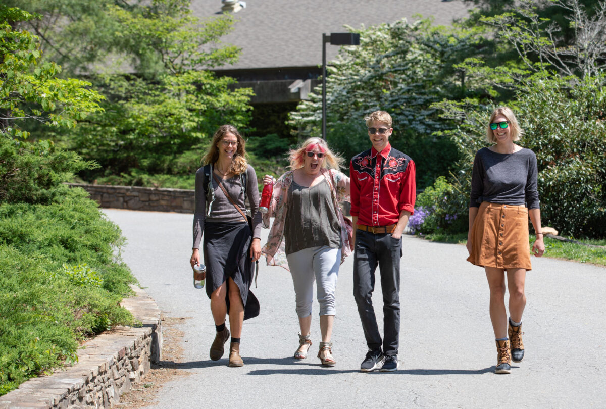 Students Walking