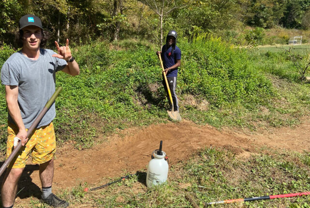 Cycling Crew Members trail building