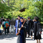 Provost Jay Roberts leads the recessional.
