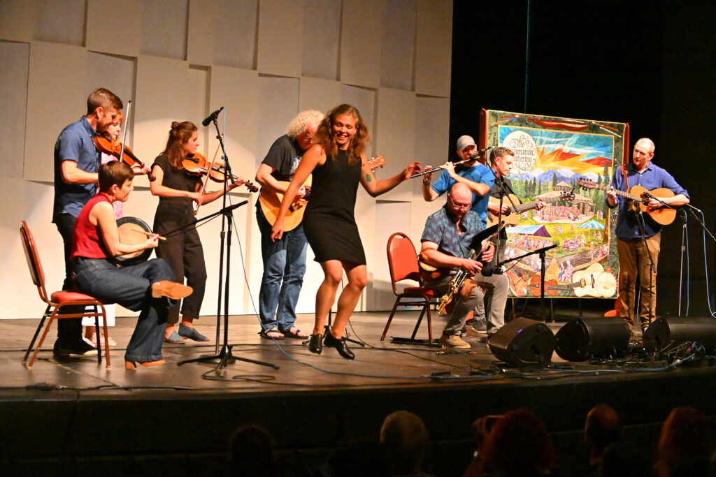 Swannanoa Gatherers perform on stage for Celtic Week.